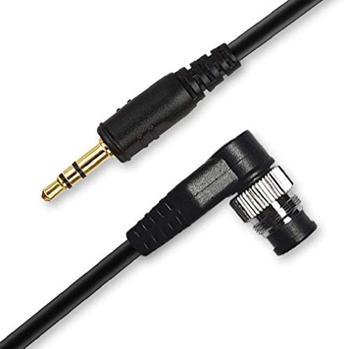 Pixel DC 3.5mm Off-Camera Shutter Connecting Cable DC0 Camera Connecting Cord Plug with TW-283 Series for Nikon Z8, Z9, D3, D4, D5, D6, D800, D850, D700, D500, D300, D200, F6, F100, F5, D1X, D2H, D3X
