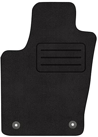 Fahrer Fußmatte Velours Fahrerseite Fahrermatte für Jeep Grand Cherokee WK2 (ab 2010) - 1-teilig - Passgenau