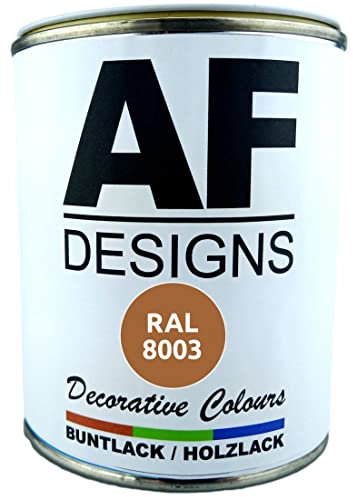 Alex Flittner Designs Buntlack Holzlack RAL8003 auf Wasserbasis 750ml glänzend Innen Aussen Möbel