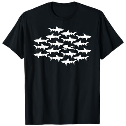Taucher Schwimmen mit Haien T-Shirt