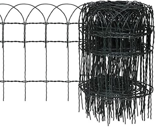 SKM Bordure de pelouse Fer Enduit de Poudre 10x0,4 m, Weight:3.81 kg,141071