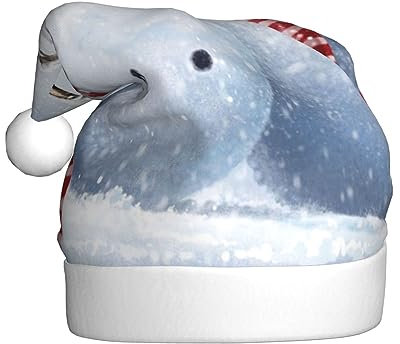EVIUS Lustige Weihnachtsmütze Schneemann Weihnachtsmütze Niedliche Rentier Weihnachtsmütze Nikolausmütze Erwachsene Weihnachtsmütze für Weihnachten Kopfschmuck Dressing