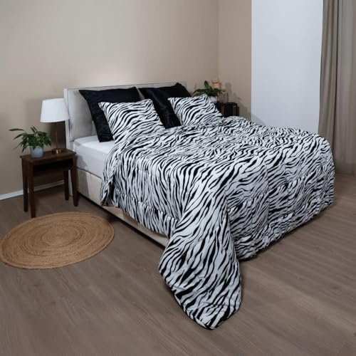 Zelesta Wonderbed Light Bettdecke 135x220 4 Jahreszeiten - Bettwäsche winterdecke und Sommer-Bettdecke Duvet - Waschbare bettdecke ohne Bezug - Anti-Allergene Steppdecke - Bettwäsche mit Muster