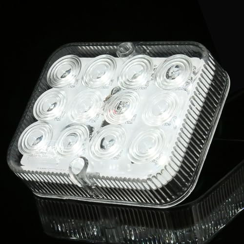 ETUKER 1x Trailer Reverse Light 12/24V LED Trailer Light Waterproof E-approved