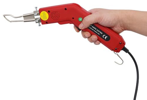 NGARY Taglierina Elettrica a Coltello Caldo, Taglierina Termica per Polistirolo Espanso da 100 W, Coltello Elettrico Professionale per Tessuti, Temperatura Regolabile 50-500 ℃ per Nastro da Taglio