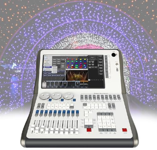 COYEUX Controller di Illuminazione DMX512 Professionale, Controller per Console Portatile, 4 Porte di Uscita DMX e 2048 canali, Supporta l'uscita di Rete Art Net e Il protocollo Titanium Net