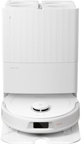 RoboRock Qrevo Plus mit Absaug-Reinigungsstation weiß