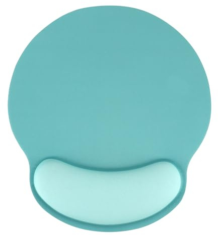 AOKSUNOVA Tappetino Mouse Ergonomico con Poggiapolsi Mouse Pad | Mouse pad ergonomico con poggiapolsi in gel, superficie Lycra liscia e base antiscivolo per lavoro, studio e gaming