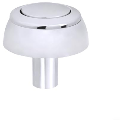 GANCEI Pulsador de cisterna de inodoro para cisterna de inodoro cromado para 34335077 33A cisterna de 38-44 mm de diámetro ABS (B)