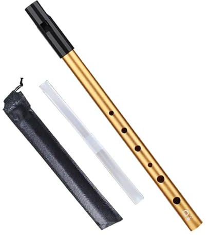 Flauta Irlandesa Tin Whistle Tono D Sonido Excelente Flauta Para Principiantes Amantes de la Música con Funda Protectora
