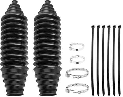 TECHAUTO Kit de Herramientas Universal para Fuelle de Cremallera de dirección y piñón, Juego de rótulas de dirección Interiores de Silicona Antipolvo