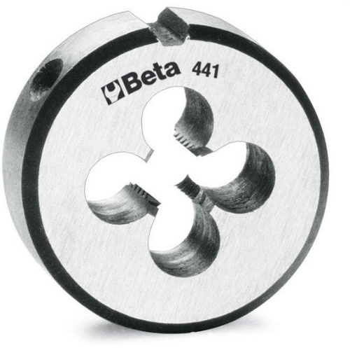 Beta 441B 24X2 - Filiere tonde filettatura metrica passo fine in acciaio al cromo