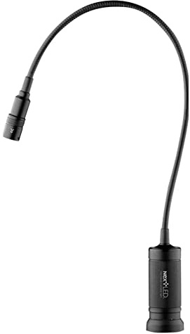 NextLED NT-7647 20-Inch Gooseneck Flashlight with Magnetic Base, Cree LED, Zoomable Lens, IP54 Rating Waterproof. Flexible LED Light, Work Bench, Auto Repair, Grill Light, Inspection