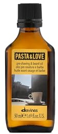 Davines Pasta & Love Pre-Shaving & Beard Oil, Multifunctional Grooming Oil - Softens Coarse Beards & Preps Skin for Shaving - Moisturizing & Non-Greasy, 1.69 Fl Oz