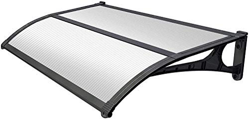 Auvent modulaire blanc pour portes et fenêtres 100 x 135 cm