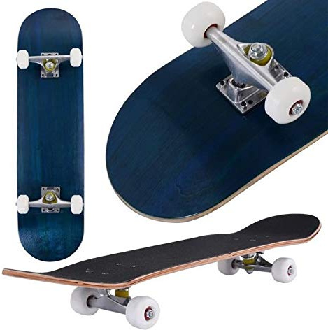 Skateboard flicka, nybörjare, skateboard för barn, liten skateboard för barn, ABEC-7 lager skateboard med PU-hjul, 7 lager lönnträ för nybörjare, barn och vuxna