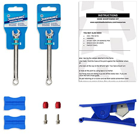 epic SRAM Brake Hose Shortening Kit - Includes 2x Stealth-a-Majig Inserts & Olives, Fitting Kit & Precision Hose Cutter