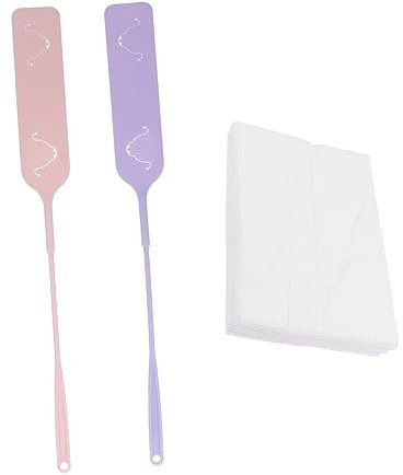SOLUSTRE Spolverino Antipolvere Non Tessuto 2 Pezzi Manico Allungato in Plastica Pp, Spazzola la Pulizia di Mobili, Pavimenti e Divani, Strumento per Rimuovere Polvere e Chioma, Facile