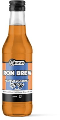 Iron Brew Flavour milkshake syrup 250ml JB Syrups
