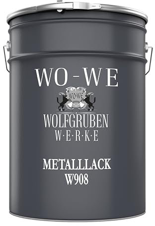 WO-WE Metallschutzlack 4in1 Metalllack Metallfarbe Metallschutzfarbe W908 Bronze - 5L