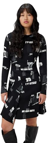 DESIGUAL ABITO CORTO DONNA NERO