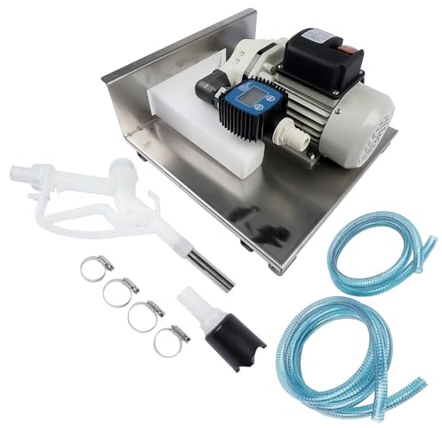 NSGMXT 230V 40L/min Pompa di Trasferimento AdBlue Autoadescante Pompa Urea con Alloggio, Tubo flessibile, Pistola Erogatrice, Misuratore di Portata