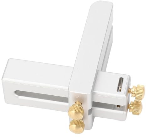 Cortadora de tiras y correas de cuero, Cortadora de correa manual ergonómica de aleación de aluminio con, Herramienta de corte de cuero ajustable para Leathercraft