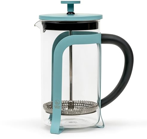 Leopold Vienna - French Press Kaffeebereiter & glänzende Teekanne 600ml (5 Tassen) Minze