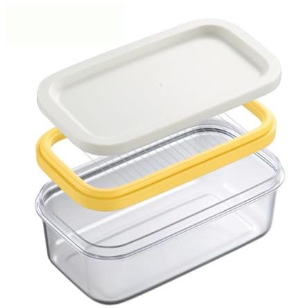 Butterdose Kunststoff, Käsebox Für Kühlschrank Butter Box Käse Container Keeper Mit Schneiden Net Lebensmittel Lagerung Box Küche