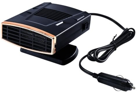 Opatiny Chauffage de voiture 12 V 200 W avec fonction de refroidissement par ventilateur, dégivreur double mode pour déshumidification du pare-brise, anti-brouillard, matériau ABS avec protection