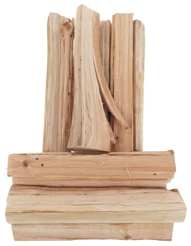ELAYARD 10 Pièces Bois de Chauffage Format Bois Dur Naturel pour Four à Pizza Barbecue Feu de Camp et Cheminée Extérieure