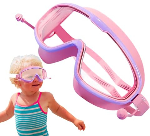Lunettes De Natation Enfant | Protection Oculaire De Sécurité Ajustable Étanche Et Antibuée,Lunettes De Natation Enfant 3-15 Ans - Pour Piscine Plage Lac Plongée Randonnée Palmée Course Entraînement