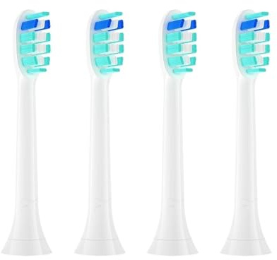 4/8 têtes de brosse pour à dents électrique | Têtes en plastique pour brosse à dents électrique à clipser et usage quotidien