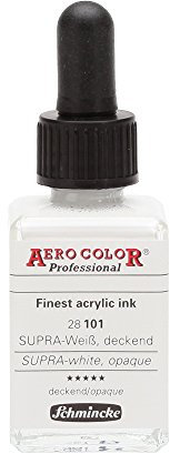 Schmincke Aero Color 28ml Farbe frei wählbar, 28ml Aero Color:101 Supra Weiß