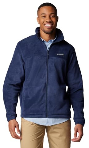 Columbia Men's Steens Mountain 2.0 Full Zip Fleece Jacket, Collegiate Navy, X-Large Tall