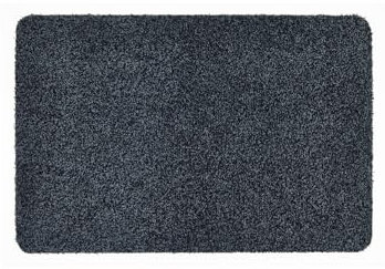 andiamo Fußmatte innen Samson – waschbare Schmutzfangmatte für den Innenbereich – rutschfeste & saugfähige Fußmatte aus Baumwolle, 50 x 80 cm, Anthrazit