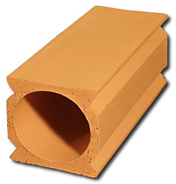 Rimini Baustoffe GmbH Bouteilles Un - Weinlagerstein aus Ton für 1 Flasche - Größe: 295-310 mm Tiefe, 120 mm Breite, 120 mm Höhe