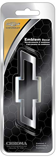 CHROMA 9115 Chevy Injection Molded Emblem, 1 Pack, chrome