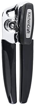 KitchenCraft 2-in-1 Stainless Steel Can Opener / Bottle Top Remover, 16.5 cm (6.5)
