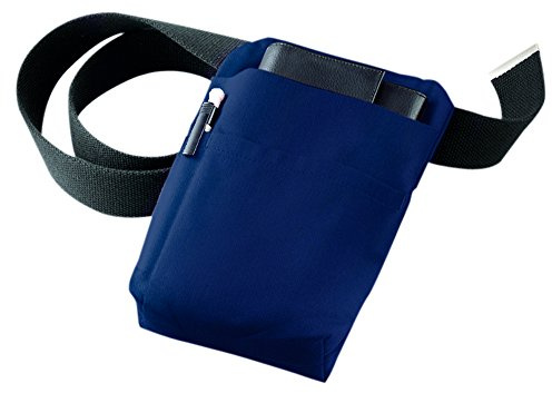 EXNER Kellnertasche, Kellnerhalfter, Halfter, Gürteltasche für Börsen & Blöcke in Marine - ohne Gürtel und Deko