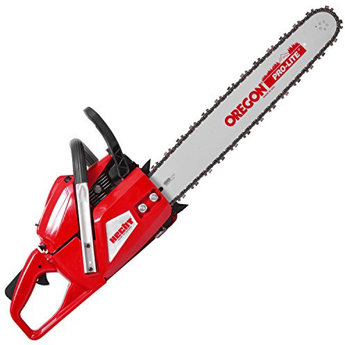 HECHT 962 Benzin-Kettensäge Benzinbetriebene Motorkettensäge mit Dekompressionsventil Schwertlänge: 50 cm, Benzintank: 0,55 Liter