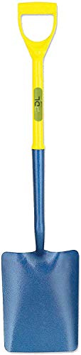 PDL – Pegdev - Carters Taper mouth Builders Shovel Spade Poly Fibre Polyfibre with Lug - Fibreglass Strength for Versatile Construction Use.