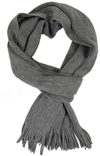 Rotfuchs Strickschal einfarbig modisch 100% Wolle feinstrick (Merino)