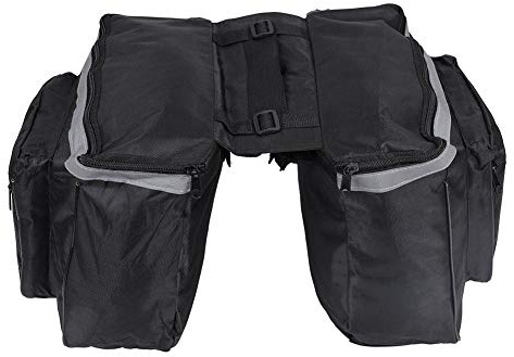Fahrradtasche Fahrrad Gepäckträgertasche 25L Wasserdicht Satteltasche Mountain Road Bike Rack Rear Seat Bag Tail Carrier Trunk Double Pannier Bag 28 x 31 x16cm
