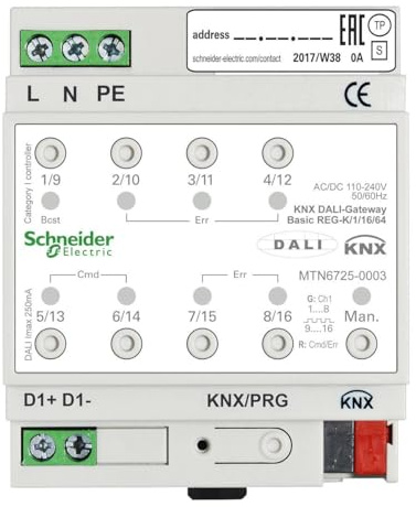 Schneider Electric - KNX DALI-Gateway Basic REG-K/1/16/64