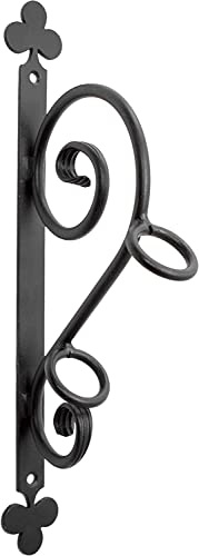 MORIA DESIGN U-04 Fahnenhalter aus Metall, Wandhalterung für Outdoor Fassade | Fahnenstange, Hauswand, Balkongeländer, Fahnenmast Halterung, Haus, Garten, Balkon, Garage, Zubehör, Stabil, Outdoor, Montage