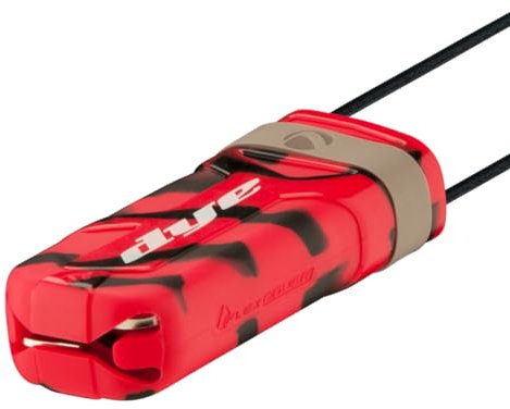 Dye Flex Laufsocke TWIST - rot/schwarz