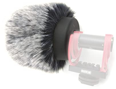 Windschutzscheiben-Windschutz für Rode VideoMic GO II 2 VMGOII VideoMicro II Mikrofon-Windschutz für tote Katzen | Mikrofon-Windschutzscheibe, Dead Cat, Zubehör