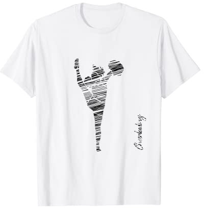 Cheerleading silhouette cheer T-Shirt