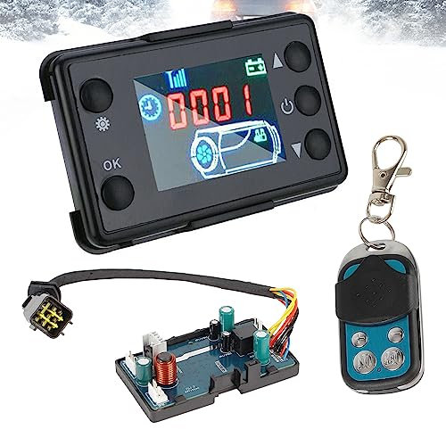 Yearninglife Auto Luft Diesel Heizung Steuerplatine, Auto Heizung Steuerplatine, Auto Heizung Steuerung Motherboard mit LCD Schalter Fernbedienung Passend für 12V 3KW/5KW Diesel Luftheizung